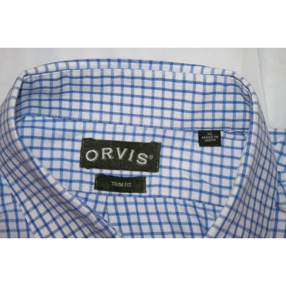 Orvis Trim Fit Mens Long Sleeve Button Down Shirt Size XL - Picture 7 of 8